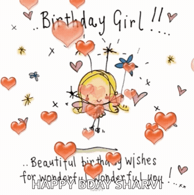 Birthday Girl Happy Bday Sharvi GIF