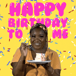 Birthday Month Eating Cake GIF