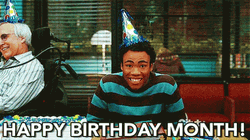 Birthday Month Troy Branes Wearing Party Hat GIF