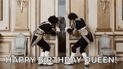 Birthday Queen Enters The Hall GIF