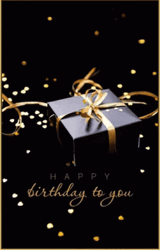 Birthday To You Sparkling Gift GIF