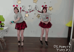 Birthday Twins Cute Dance GIF