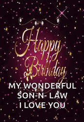 Birthday Wishes For Son In Law GIF