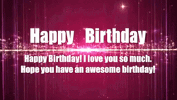 Birthday Wishes I Love You GIF