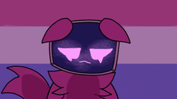 Bisexual Cat Robot LGBT Pride  GIF