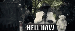 Bishop Bullwinkle Oh Hell To The No GIF