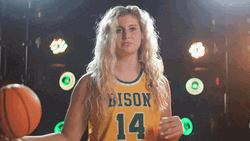 Bison Girl Basketball Player GIF