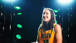 Bison Three Girl Basketball Jersey Ten GIF