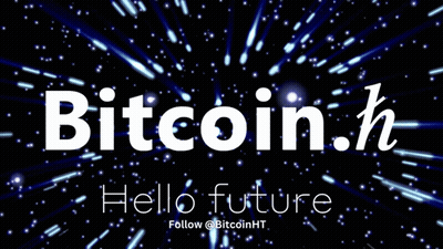 Bitcoin.H Follow @Bitcoinht On Black Background GIF