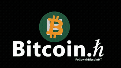 Bitcoin.h Logo Green Coin With B GIF