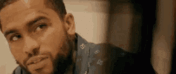 Biting Lip Looking Down Dave East GIF