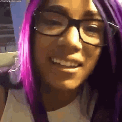 Biting Lip Sasha Banks GIF
