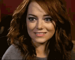 Biting Lip Sexy Emma Stone GIF