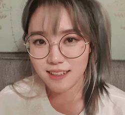 Biting Lip Wink Korean Youtuber GIF