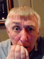 Biting Nails Scared Watching Waiting Man GIF