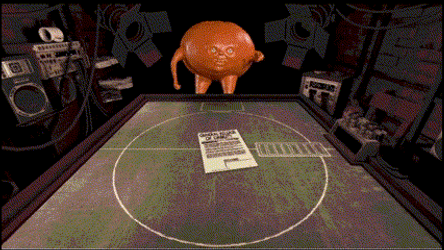 Bizarre Looking Orange Jellygummies Dancing GIF