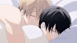 Bl Anime Crying In Bed GIF