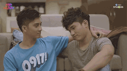Bl Couple Rubbing Head GIF