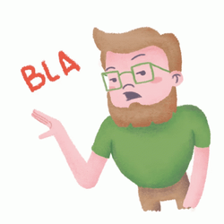 Bla Bla Not Listening GIF