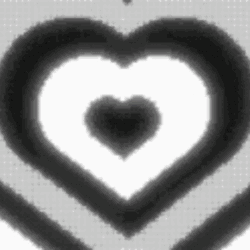 Black Aesthetic Heart Tunnel GIF