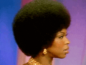 Black Afro Hair Classic Look GIF