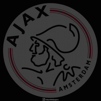 Black And Red Ajax Logo Voor Wie Jij Bent Boeit Me Niet GIF