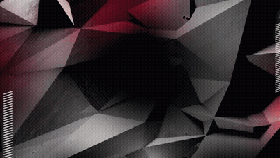 Black And Red Background With Geometric Shapes And Ruler GIF
