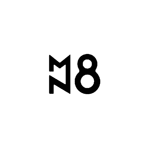 Black And White 18 Circle Sticker