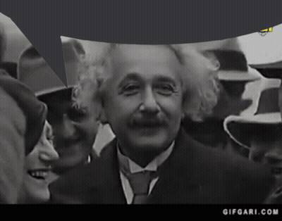 Black And White Albert Einstein GIF