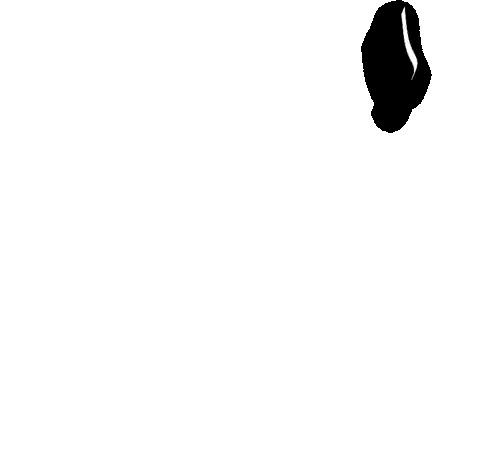 Black And White Allah Drawing Sticker