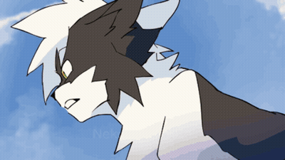 Black And White Animal Neko GIF