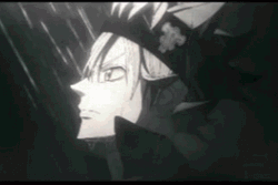 Black And White Anime Asta Rain Black Clover GIF