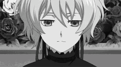 Black And White Anime Fake Smile Seraph End