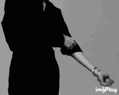 Black And White Arm Photo With Imgplay Text GIF