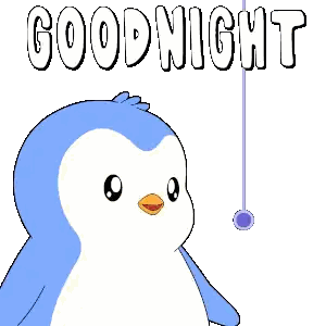 Black And White Baby Holding Goodnight Sign Sticker