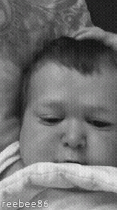 Black And White Baby Reebee86 GIF