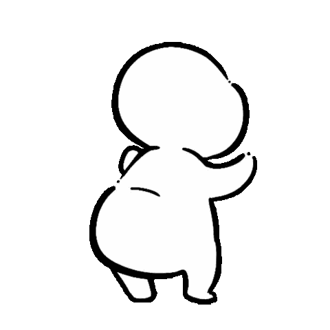 Black And White Baby Standing On Hind Legs Sticker
