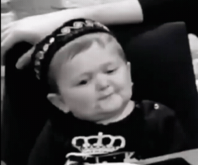 Black And White Baby Wearing Crown GIF