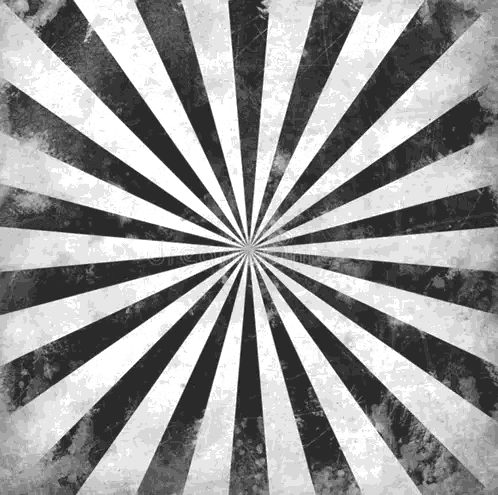 Black And White Background With Circular Pattern Sticker