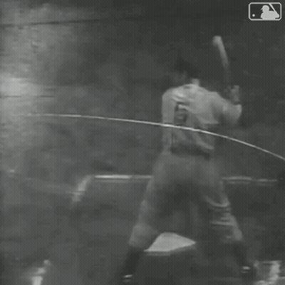 Black And White Baseball Player Running To Base GIF