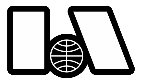 Black And White Basketball Team Logo Sticker