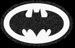 Black And White Batman Logo