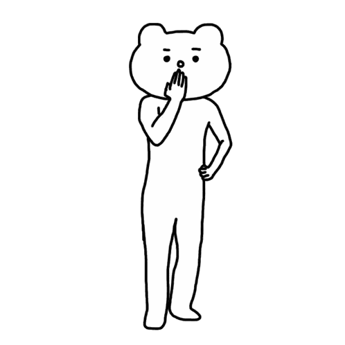 Black And White Bear With Heart Sticker