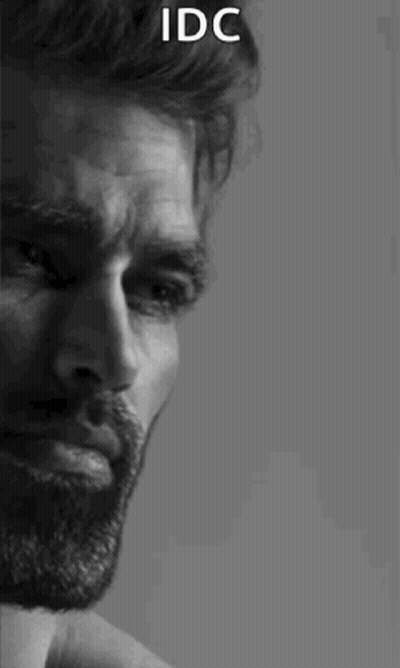 Black And White Bearded Man IDC GIF