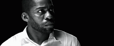 Black And White Bearded Man In White Shirt GIF