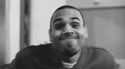 Black And White Bearded Man Making Funny Face GIF