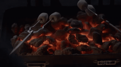 Black And White Bird Holding Umbrella Death Nation GIF