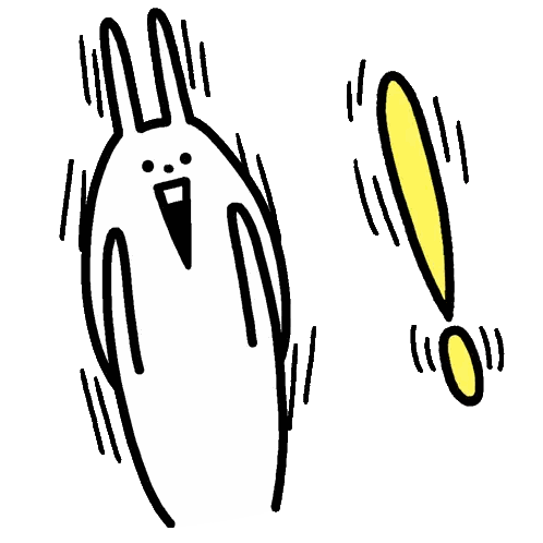 Black And White Bird With Yellow Exclamation Sticker