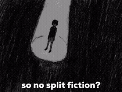 Black And White Boy Covering Ears So No Split Fiction? GIF