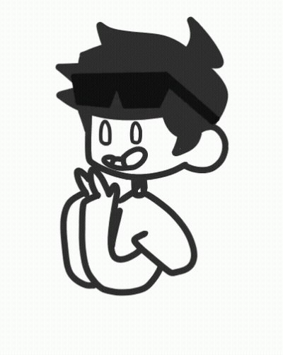 Black And White Boy In Sunglasses Saying Hey GIF